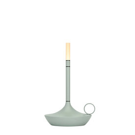 Graypants Wicks Candle Lamp - Short - Sage Green