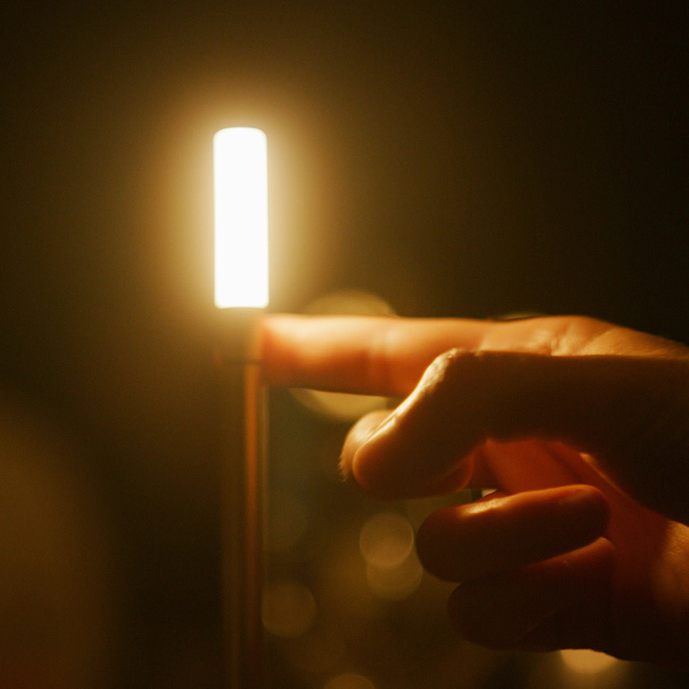 Wicks Candle Lamp - Classic - Mist Gray