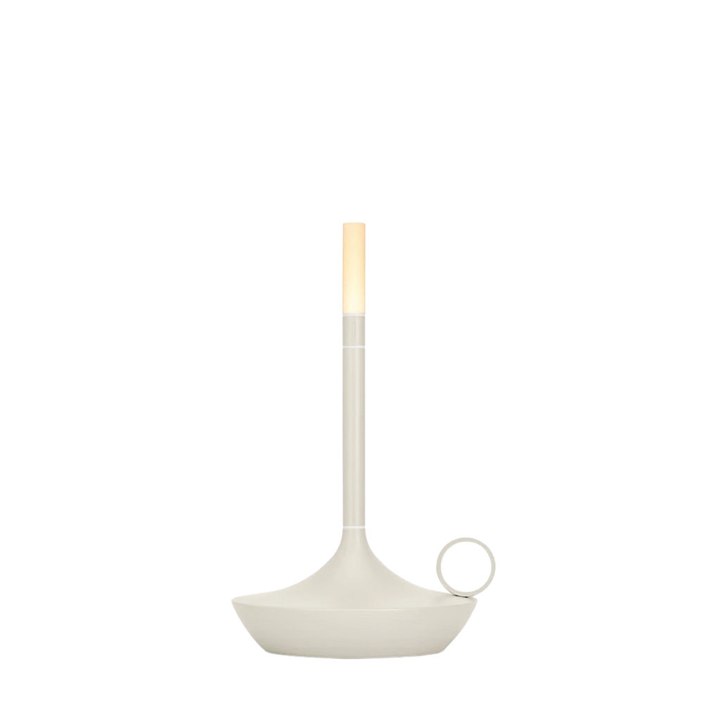 Wicks Candle Lamp - Short - Mist Gray