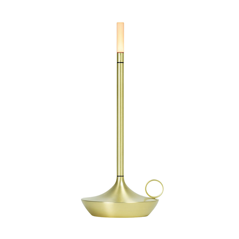 Graypants Wicks Candle Lamp - Classic - Brass