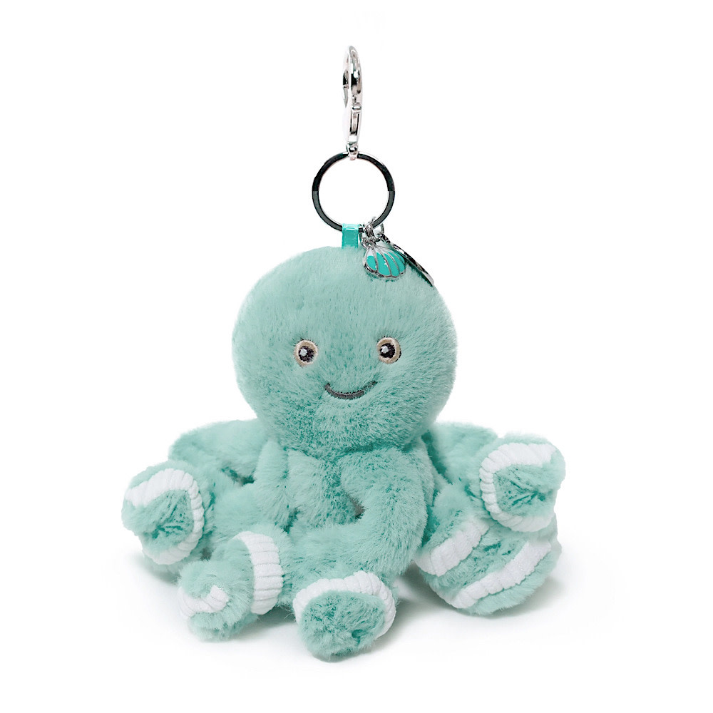 Reef Octopus Bag Charm - Blue - 6 Inches