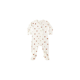 Quincy Mae Quincy Mae Bamboo Zip Footie - Pumpkins