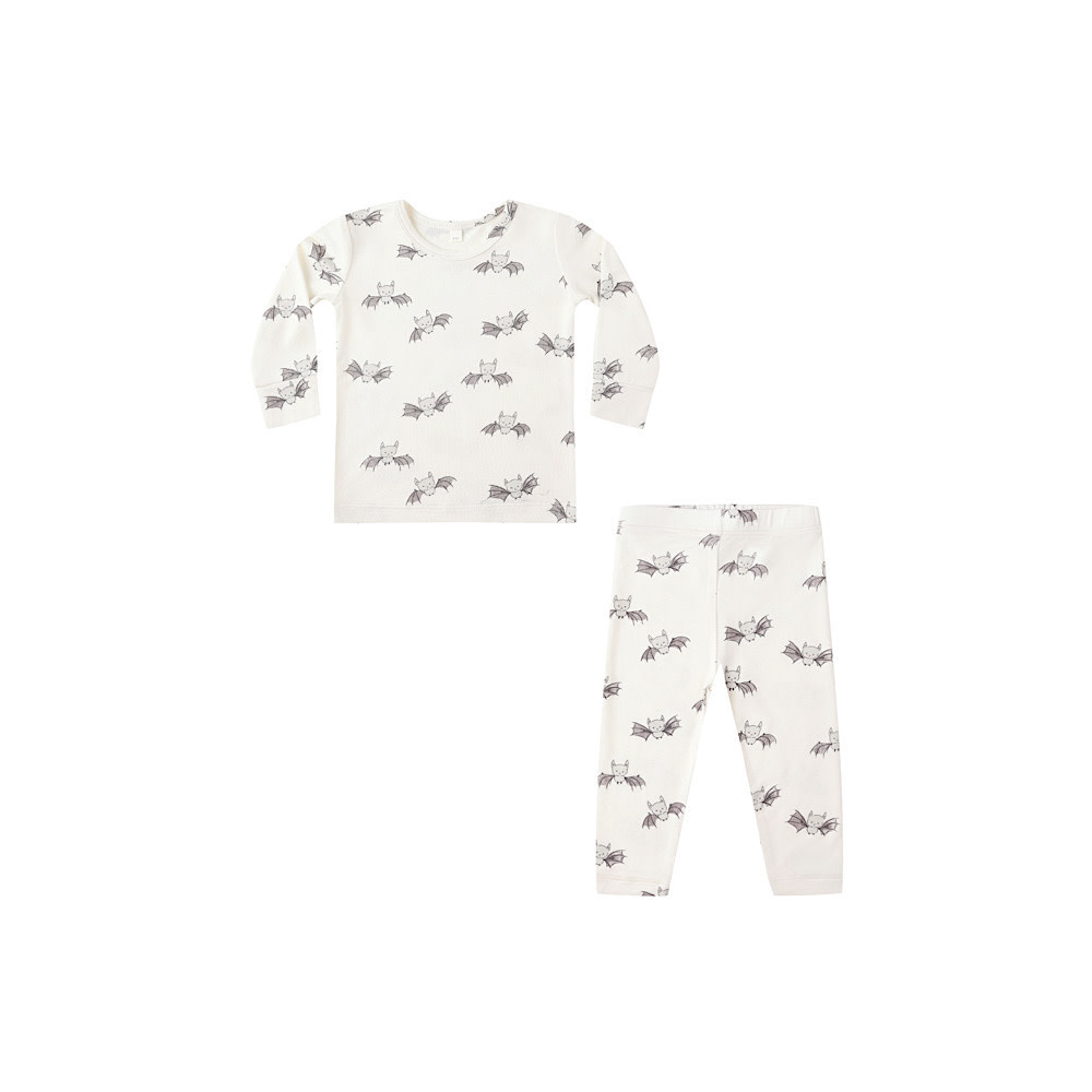 Quincy Mae Bamboo Pajama Set - Bats