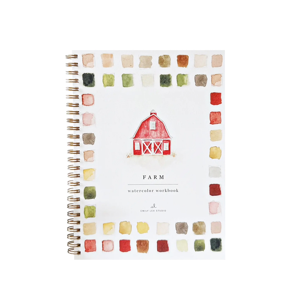 Emily Lex Studio Watercolor Workbook - Farm