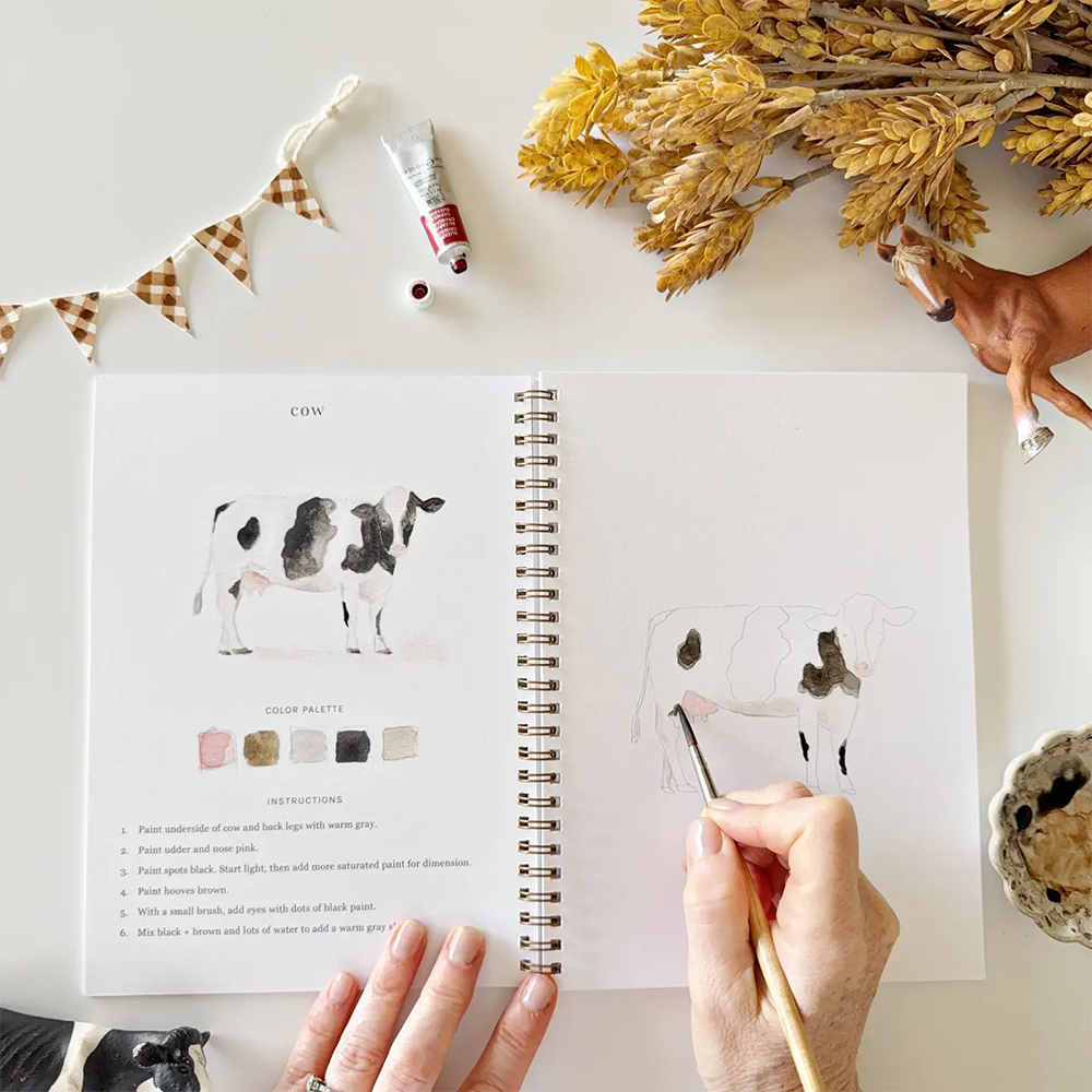 Emily Lex Studio Watercolor Workbook - Farm
