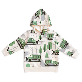 Winter Water Factory Winter Water Factory Hoodie - Snow Plows Green