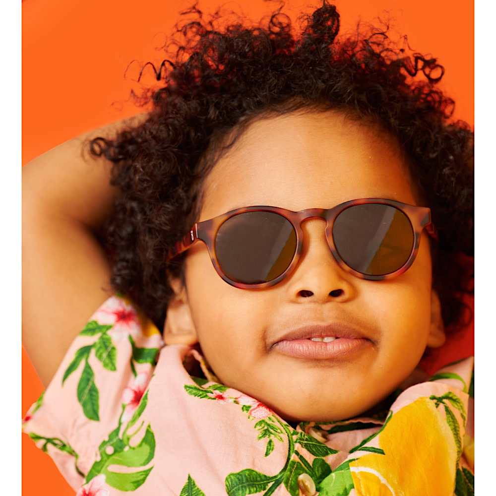 Babiators - Sunglasses - Keyhole Gradient Polarized Lenses - Tortoise 3-5 Years