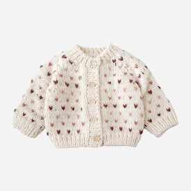 The Blueberry Hill The Blueberry Hill Baby Sawyer Cardigan - Mauve