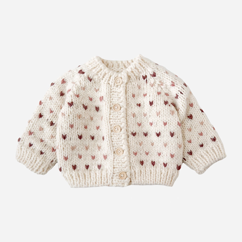 The Blueberry Hill The Blueberry Hill Baby Sawyer Cardigan - Mauve