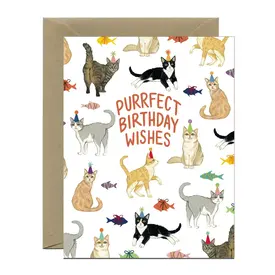 Yeppie Paper Yeppie Paper - Purrfect Birthday Wishes Card