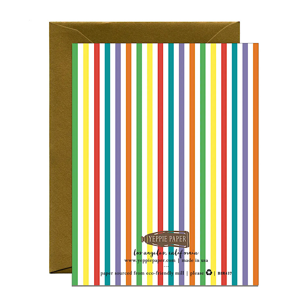 Yeppie Paper - Giant Cupcake Foil Stamped Birthday Card