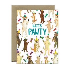 Yeppie Paper Yeppie Paper - Let's Pawty Birthday Card