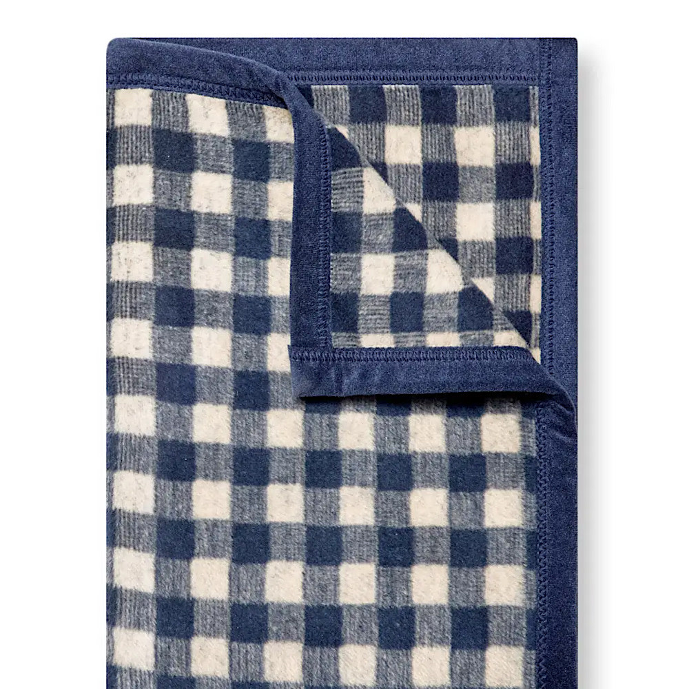 ChappyWrap - Midi Blanket - Gingham Navy