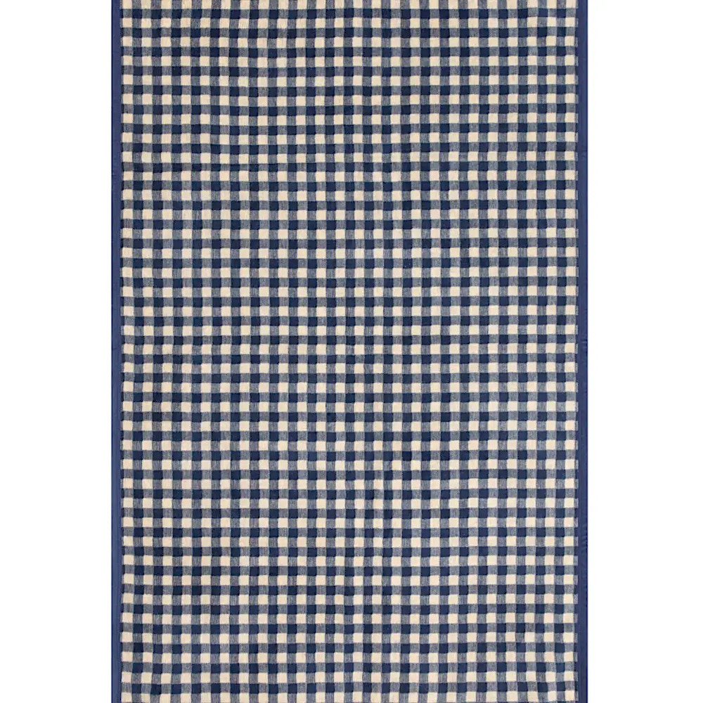 ChappyWrap - Midi Blanket - Gingham Navy