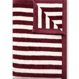 Chappywrap ChappyWrap - Midi Blanket - Sideline Stripe Maroon