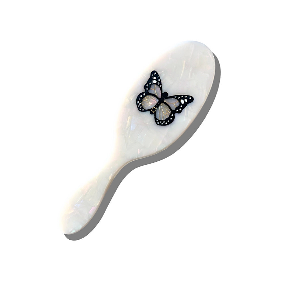 Solar Eclipse Butterfly Amazing Hair Day Brush