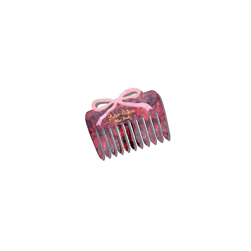 Solar Eclipse Vintage Bow Pocket Comb