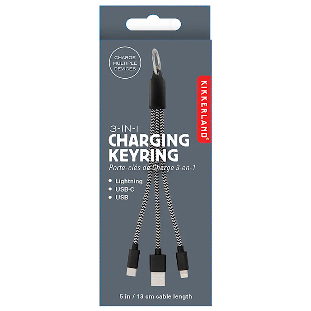 3 in 1 Charging Keyring