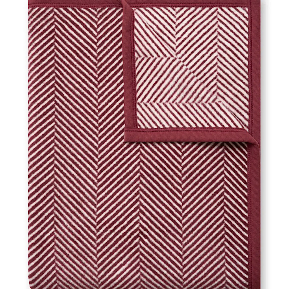 ChappyWrap - Original Blanket - Harborview Herringbone Maroon