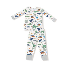 Angel Dear Angel Dear Long Sleeve Loungewear Set - Washy Dinos