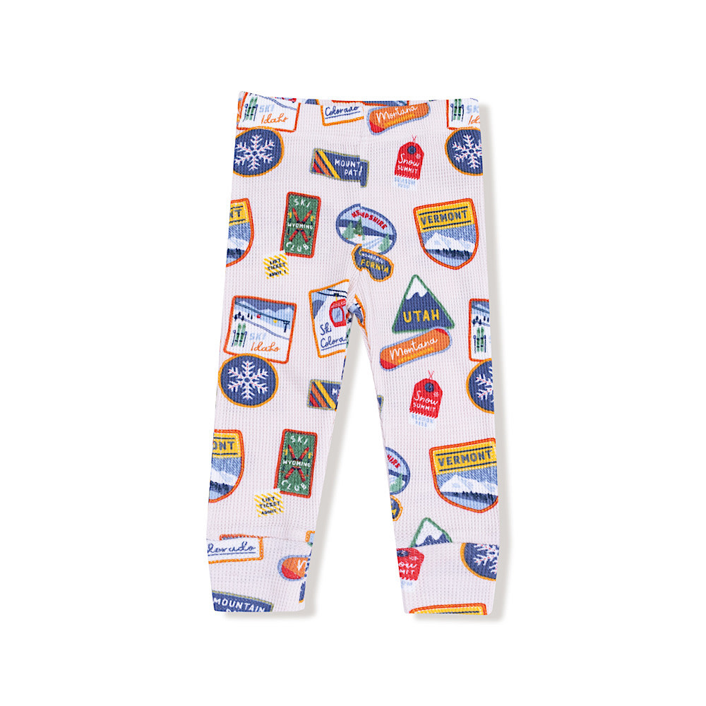 Angel Dear Long Sleeve Loungewear Set - Vintage State Snow Sport Patches