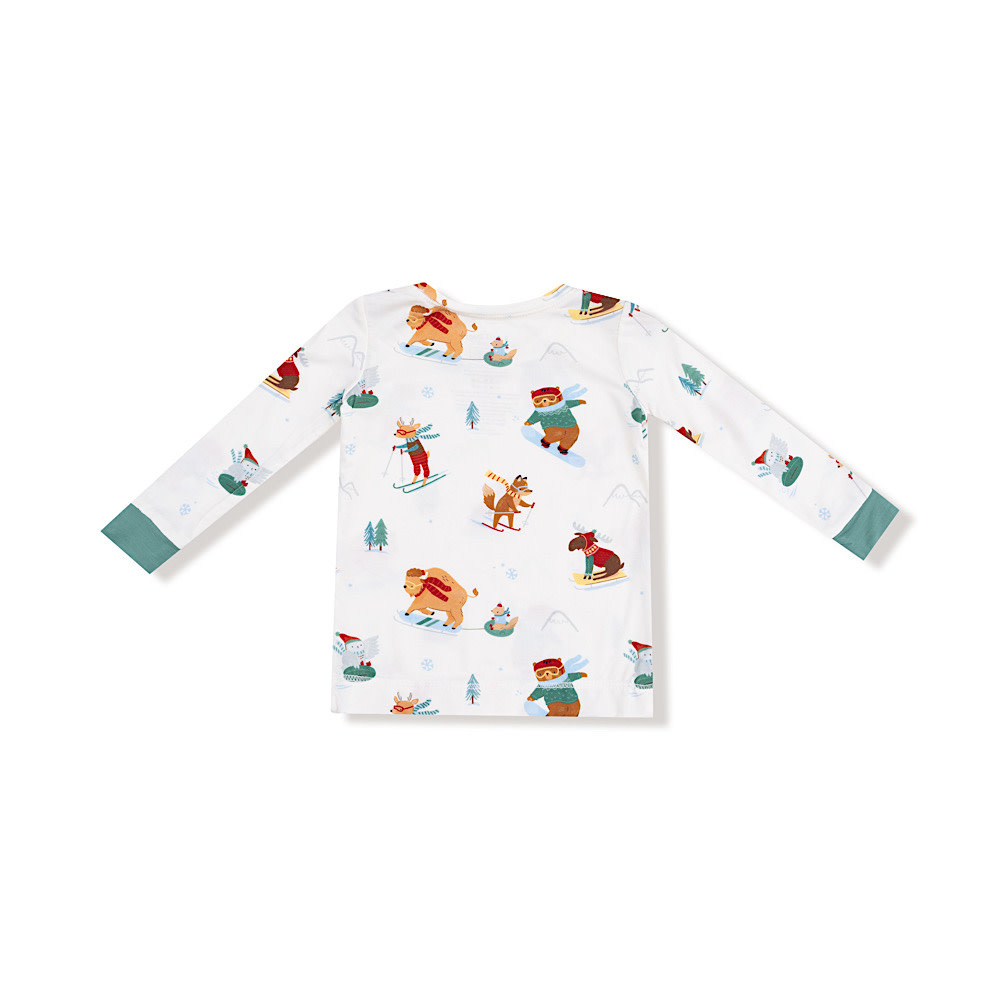 Angel Dear Long Sleeve Loungewear Set - Winter Animal Sports
