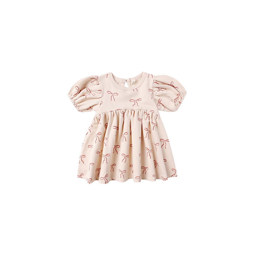 Quincy Mae Darla Dress - Red Bows