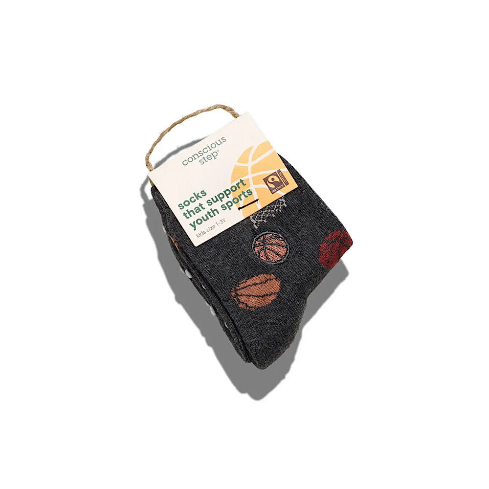 Conscious Step Kids Socks - Basketballs