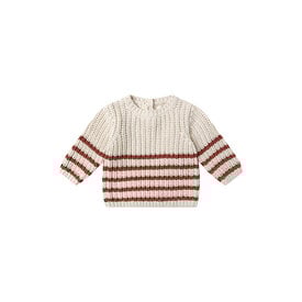 Quincy Mae Quincy Mae Rex Sweater - Cranberry