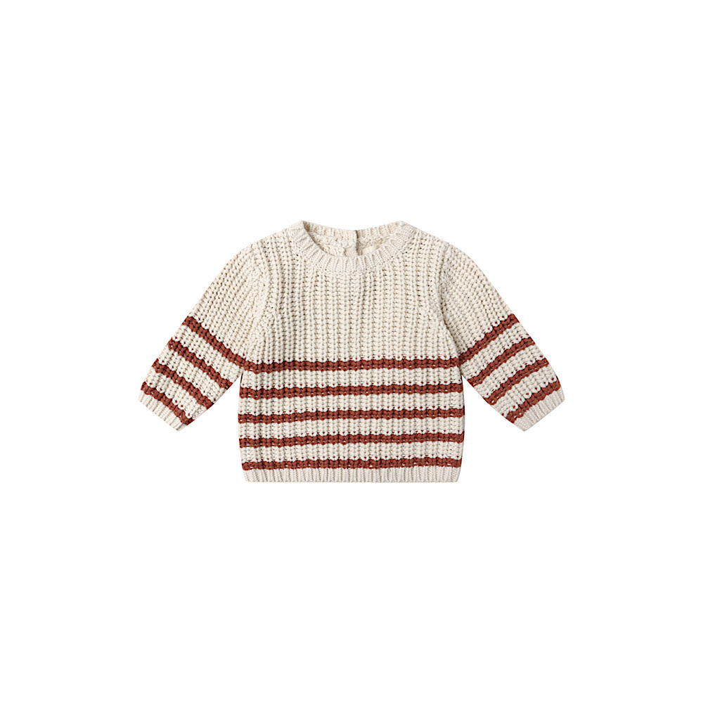 Quincy Mae Rex Sweater - Cranberry
