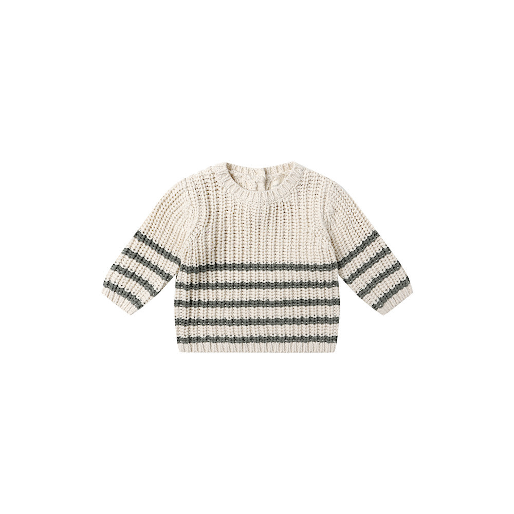 Quincy Mae Quincy Mae Rex Sweater - Forest