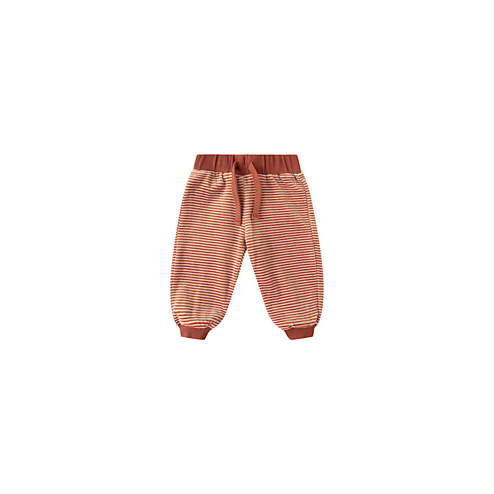 Quincy Mae Quincy Mae Velour Relaxed Sweatpants - Candy Stripe