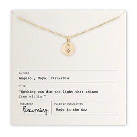 Becoming Jewelry Becoming Jewelry - 18" Necklace - Light Within - Gold Fill
