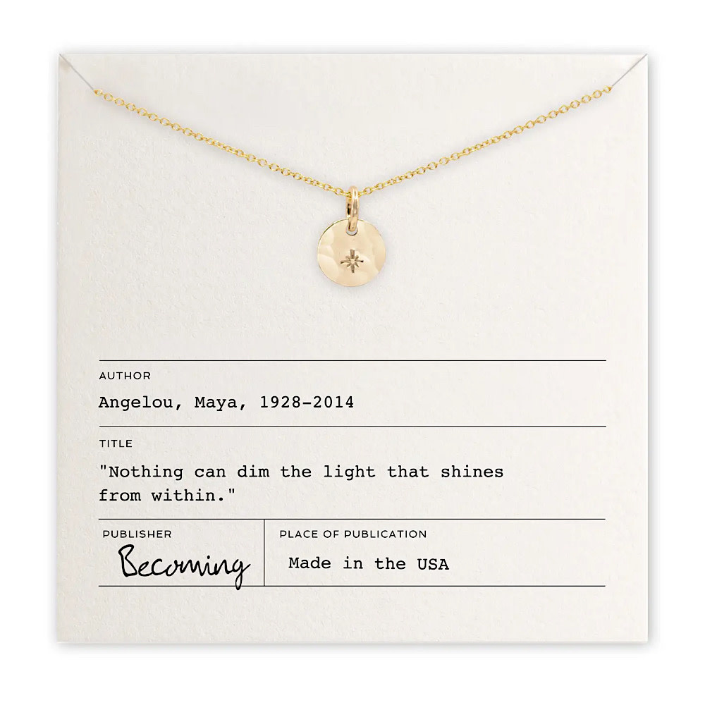 Becoming Jewelry Becoming Jewelry - 18" Necklace - Light Within - Gold Fill