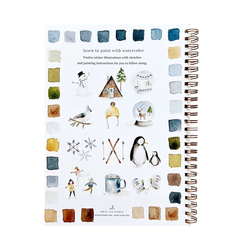 Emily Lex Studio Watercolor Workbook - Winter