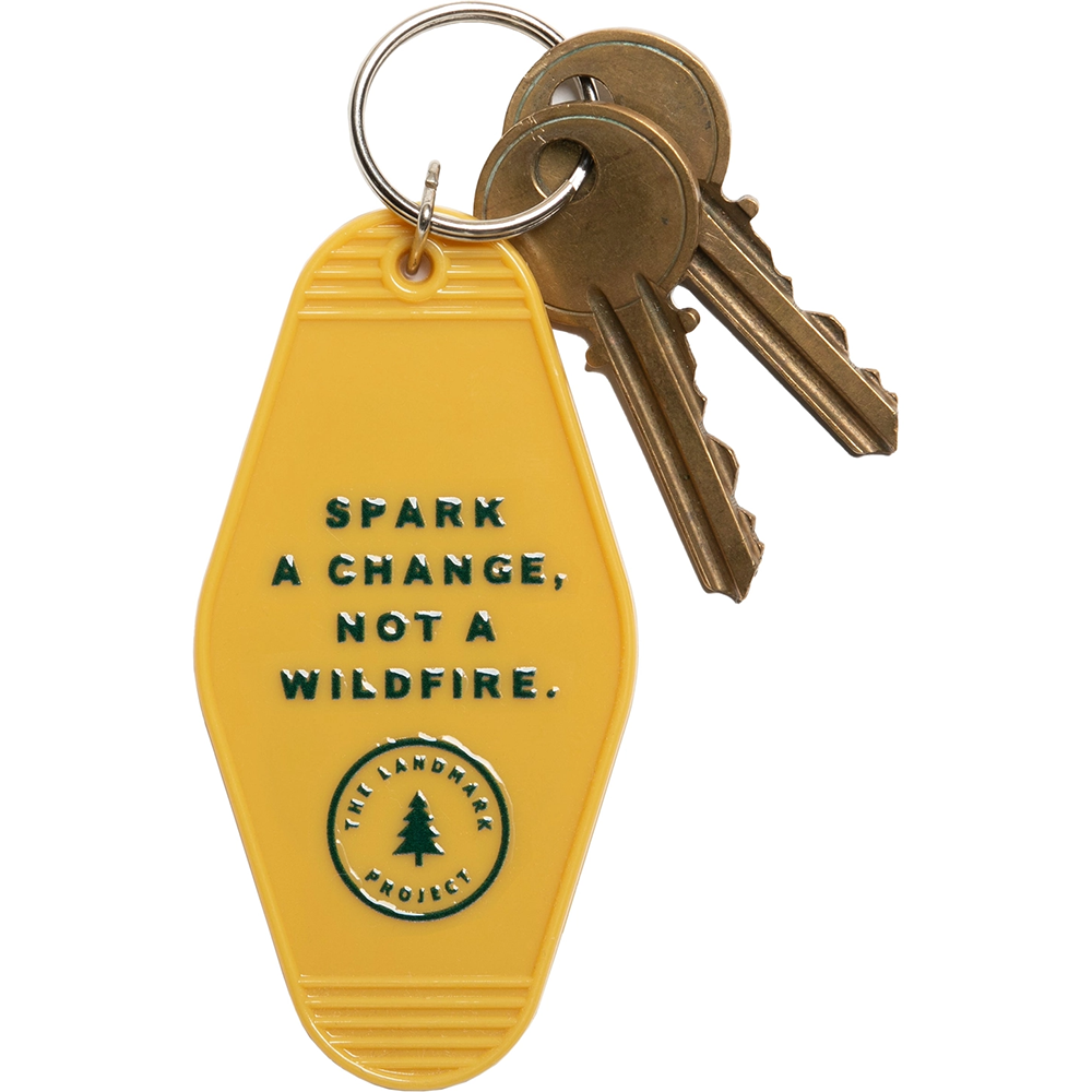 The Landmark Project Keychain - Prevent Wildfires