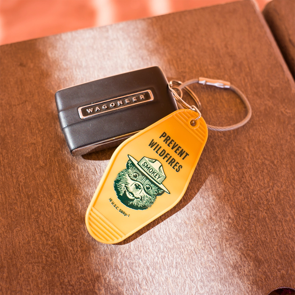 The Landmark Project Keychain - Prevent Wildfires