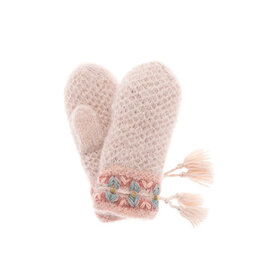 French Knot French Knot - Geneva Mittens - Blush