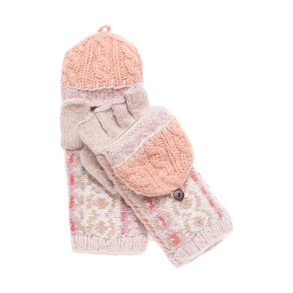 French Knot French Knot - Hardwick Convertible Mittens - Blush