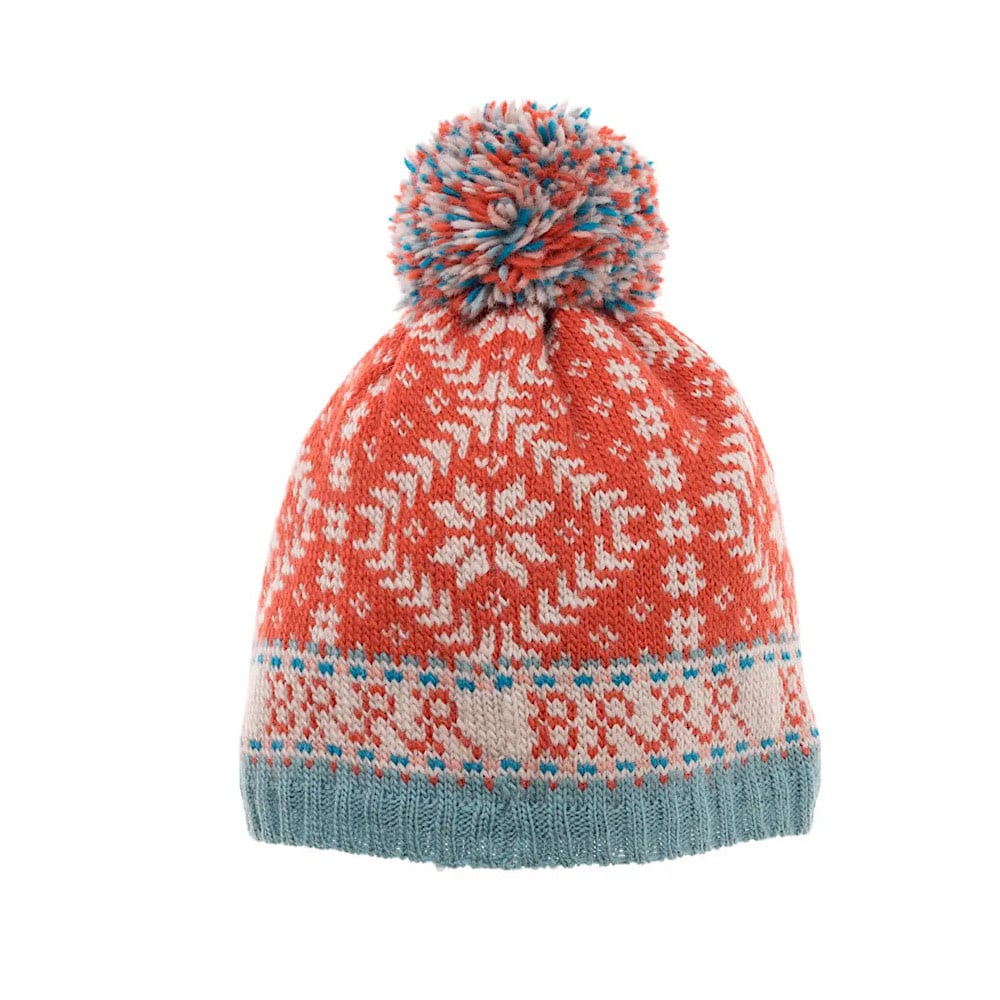 French Knot - Novelty Nordic Hat - Tomato