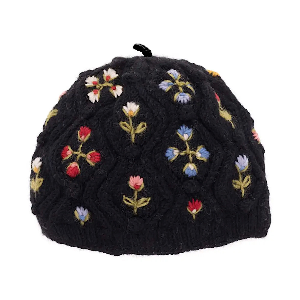 French Knot Hat Tilly - Black