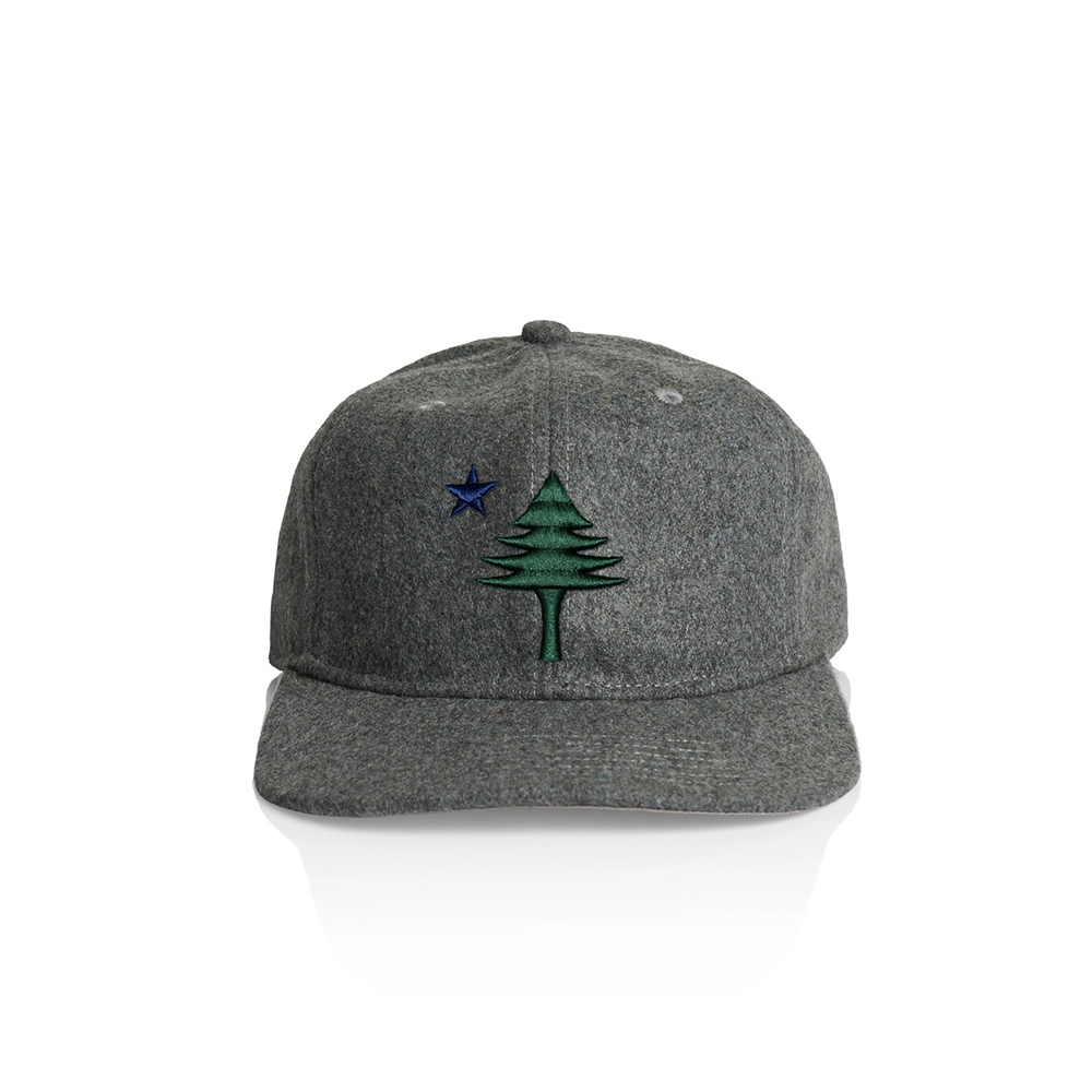 Symmetree Old Maine Flag Wool Strapback Hat
