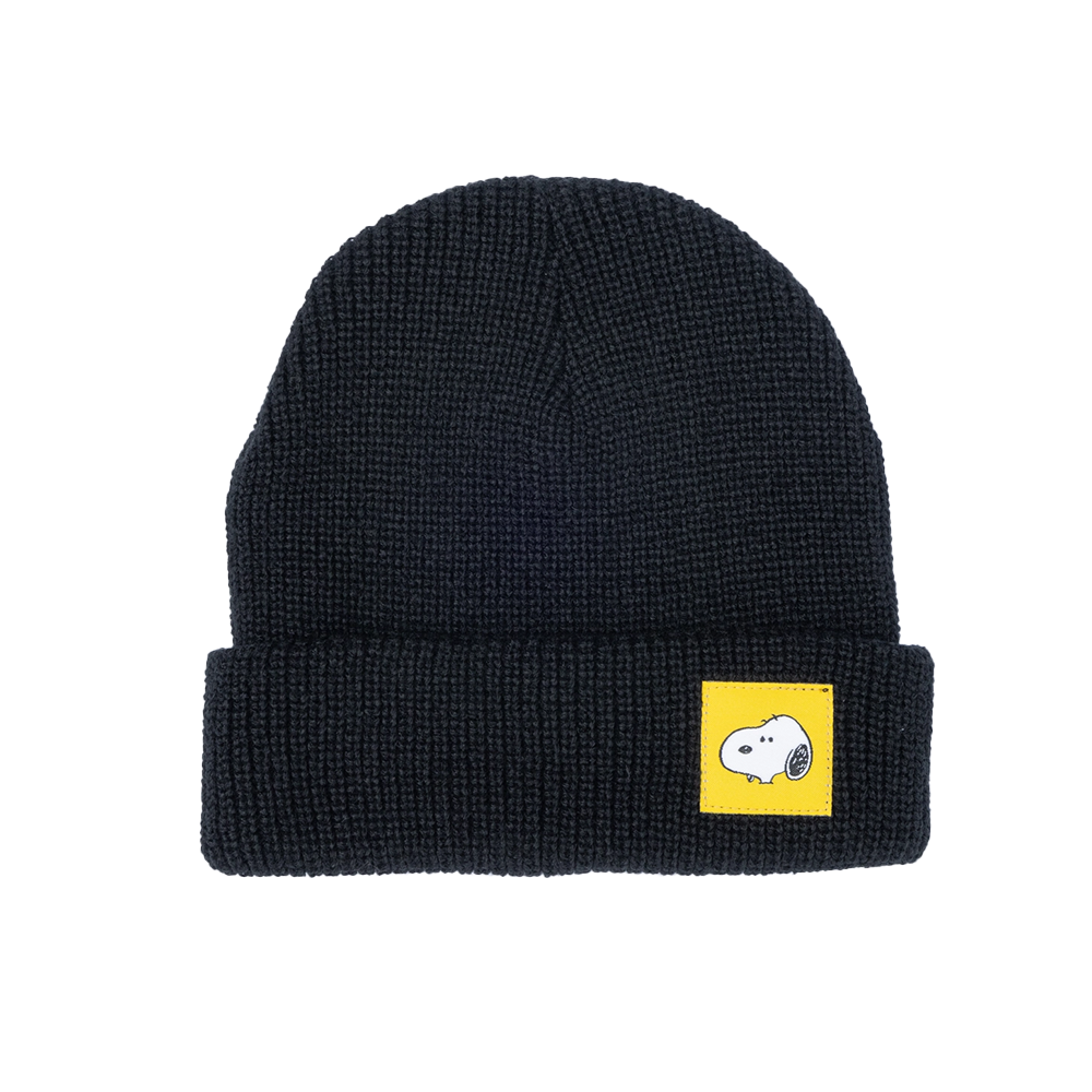 Three Potato Four Beanie - Snoopy Black