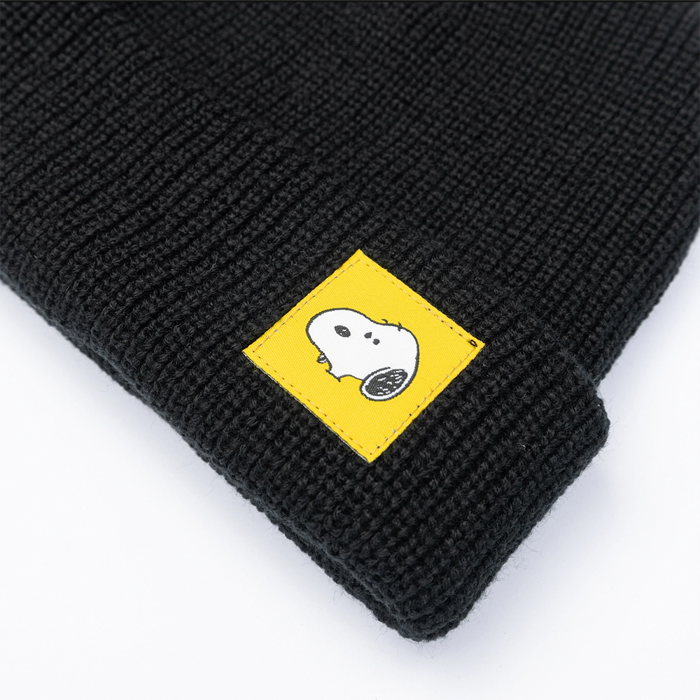 Three Potato Four Beanie - Snoopy Black