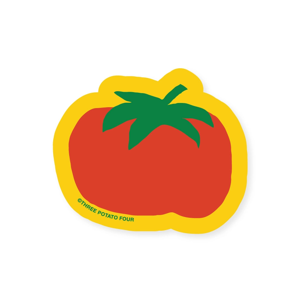 Three Potato Four Three Potato Four Sticker - Tomato