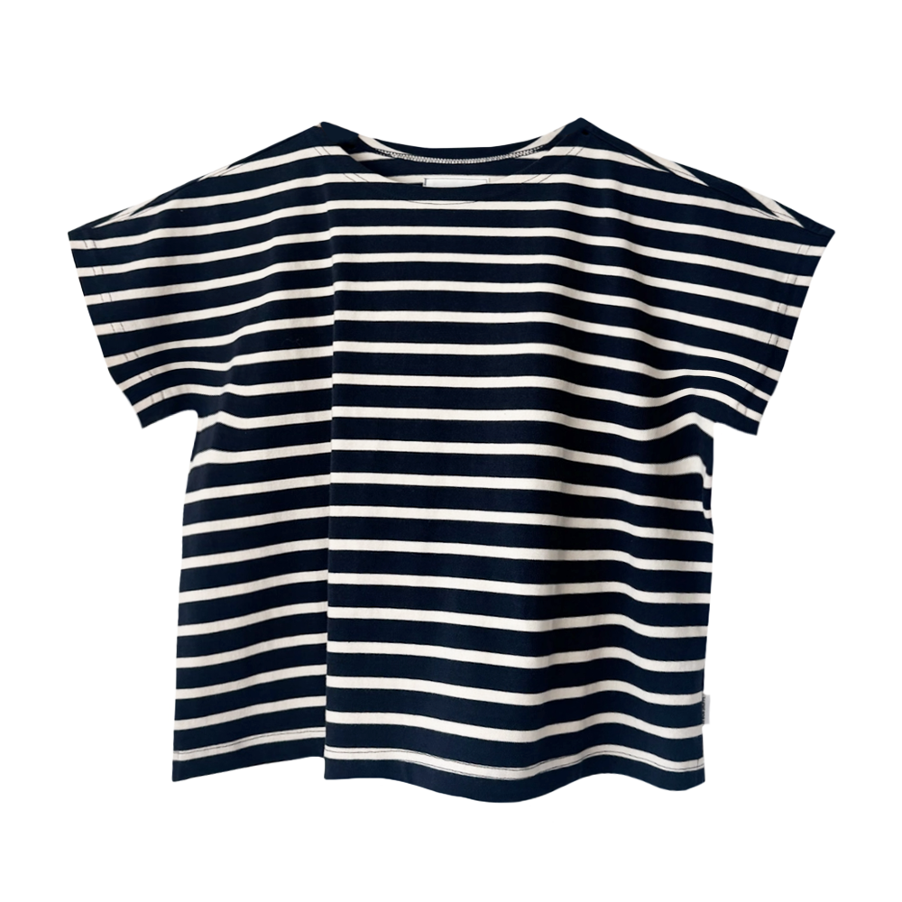 Le Bon Shoppe Manon Tee - Navy White Stripe
