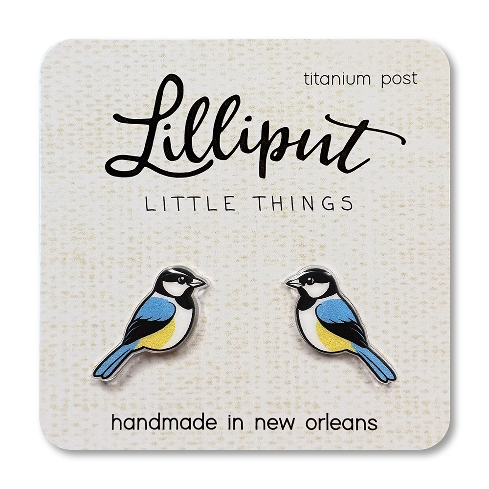 Lilliput Little Things Lilliput Little Things Earrings - Chickadee