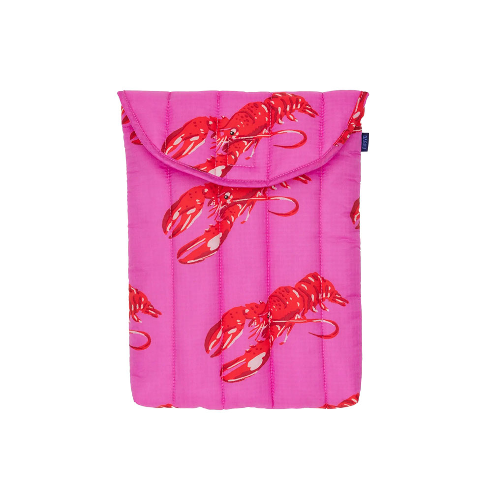 Baggu Baggu Puffy Laptop Sleeve 13"/14" - Pink Lobster