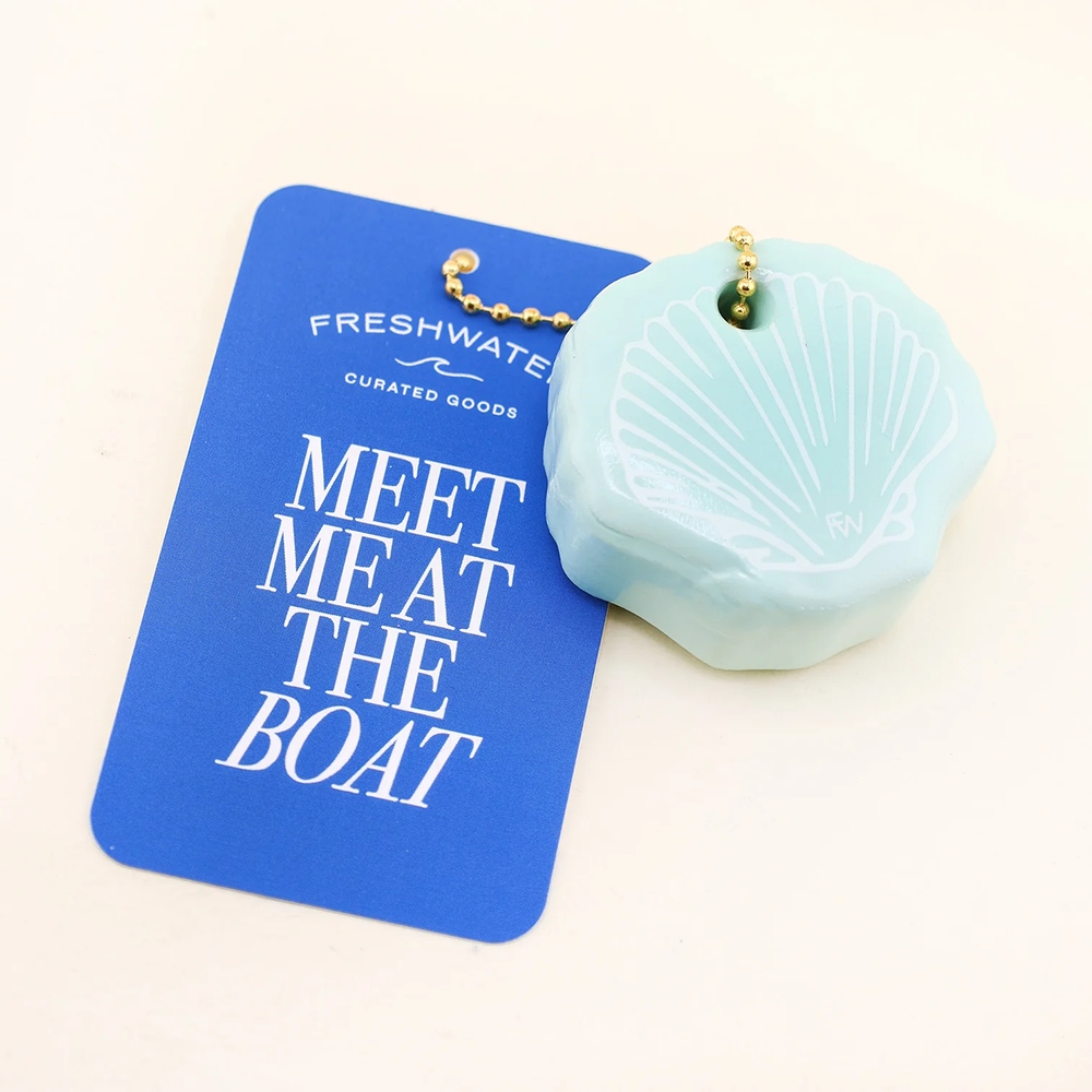 Freshwater Floating Keychain - Seashell