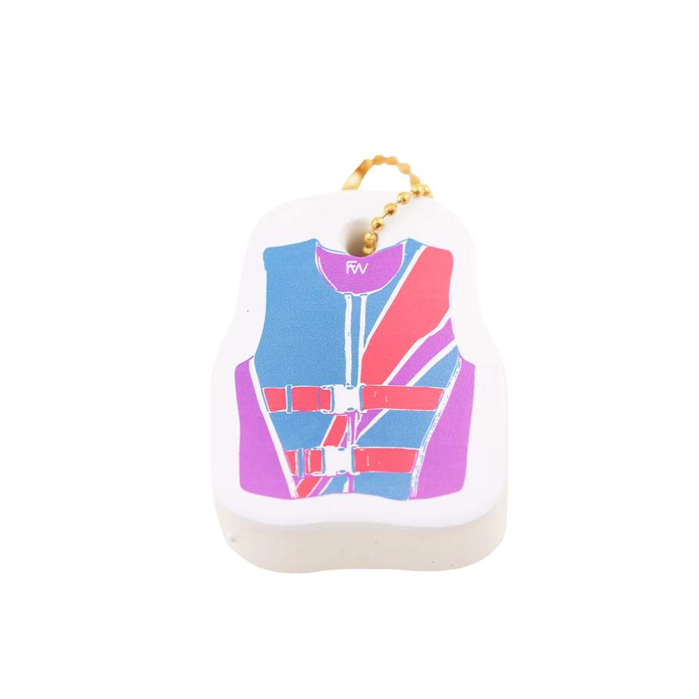 Freshwater Curated Goods Floating Keychain - 90s Lifejacket